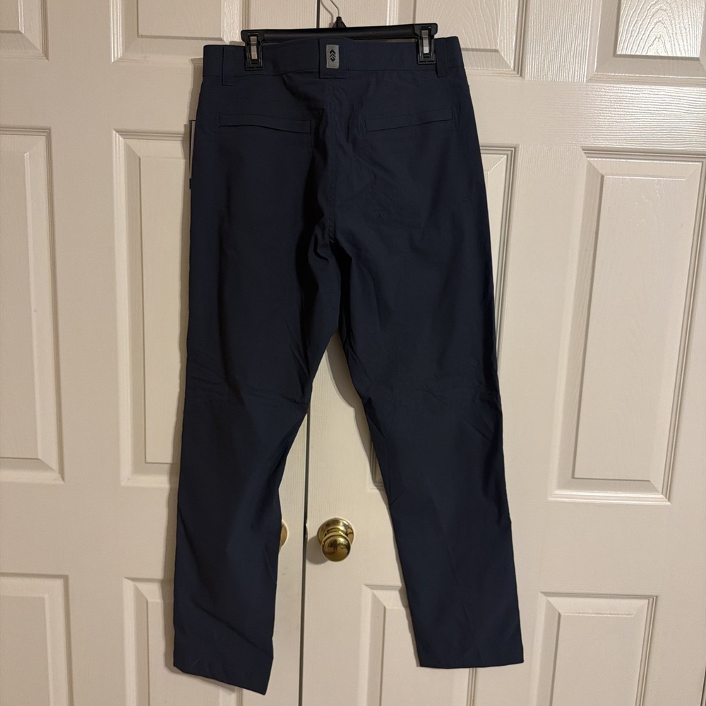 Free Country Mens Blue Pull On Nylon Casual Stretch Pants Sz 32 X 32 NWT - Picture 6 of 9